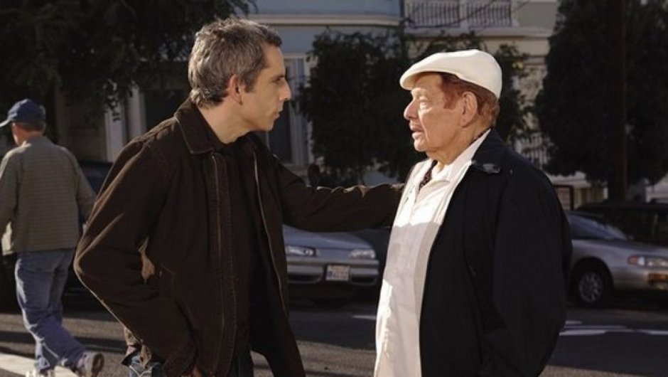 Ben Stiller, junto a su padre Jerry Stiller protagonizando la película "La mujer de mis pesadillas".