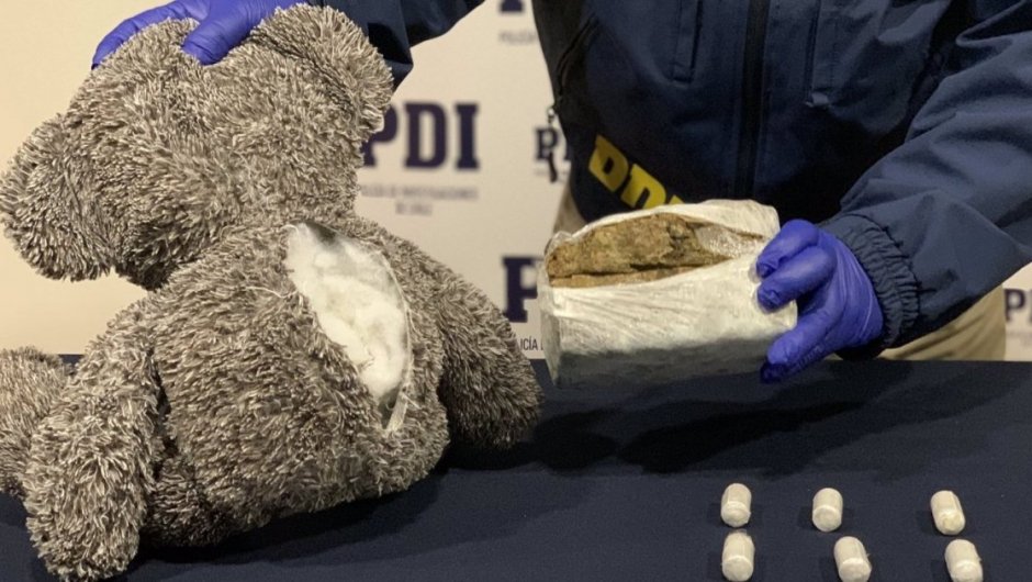 La droga fue avaluada en 14 millones de pesos. (Foto: @PDI_Magallanes).