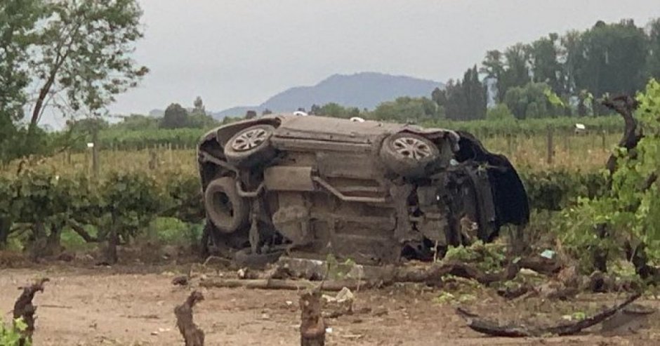 SIAT de Carabineros inició las pericias del caso (Foto: @Victor_Curicó)