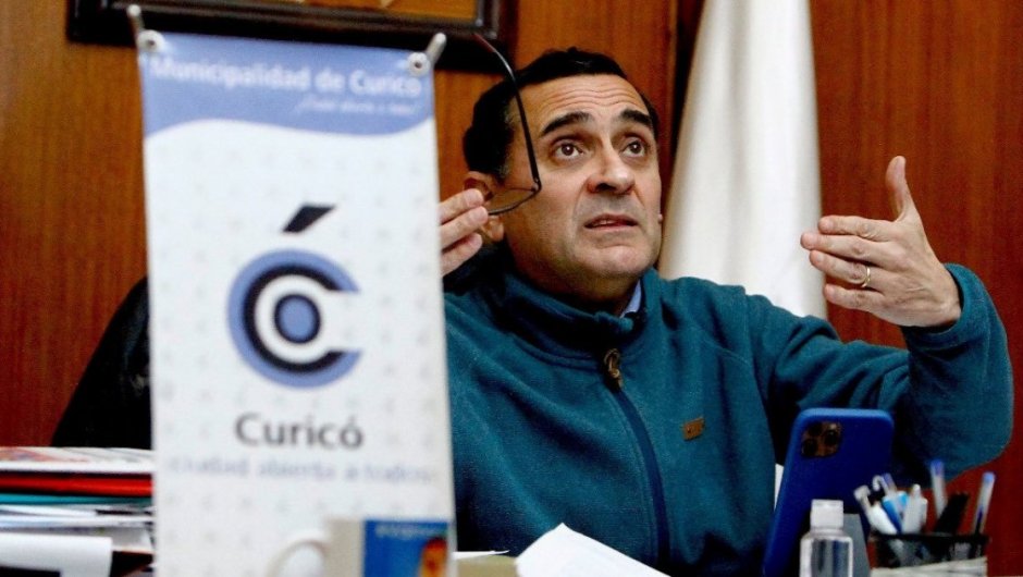 Javier Muñoz, alcalde de Curicó. 