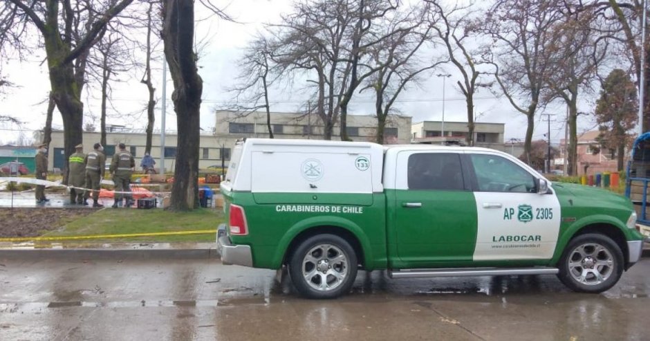 El trágico hecho ocurrió en la avenida Delicias Norte, en las inmediaciones de una feria de verduras. (Foto: Manuel Cisternas)